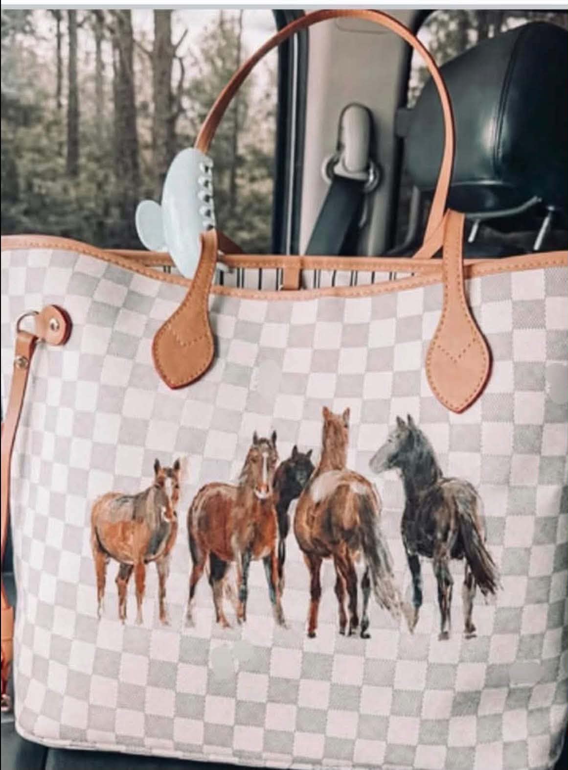 Horses LV Purse