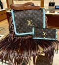 LV Fringe Purse Set