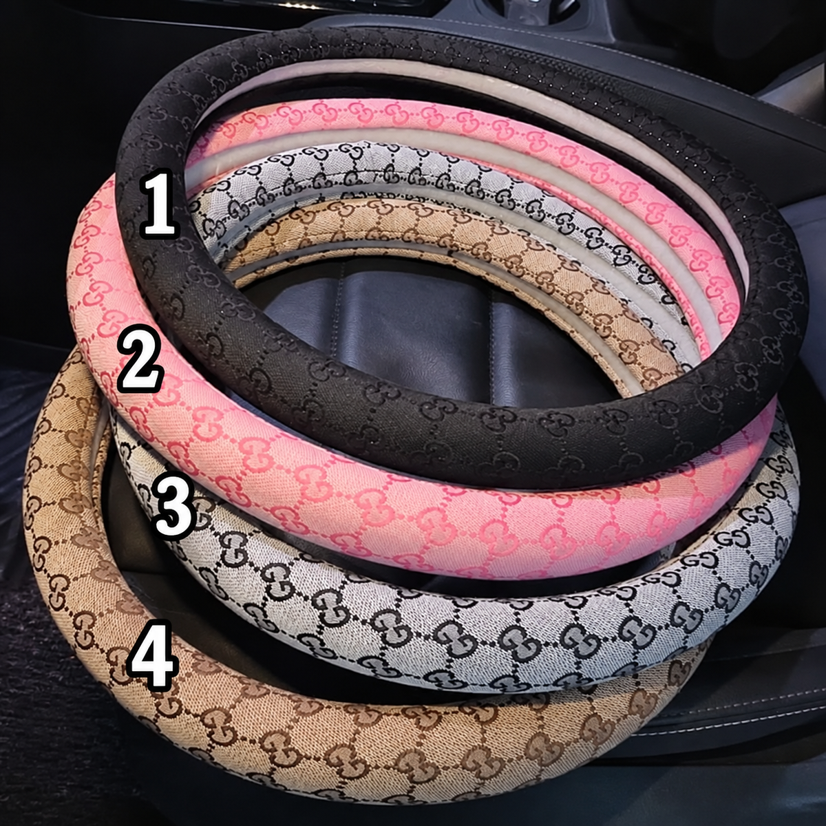 Gucci Steering  Wheel Covers