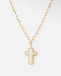 white-enamel-cross-necklace