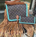LV Fringe Purse Set