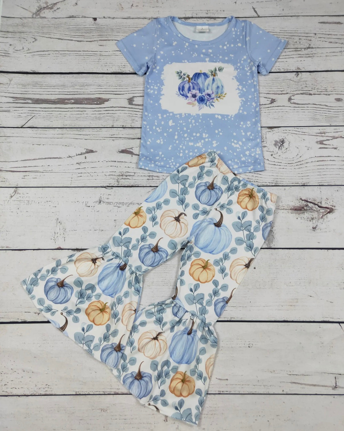 girls-set-pumpkin-printed