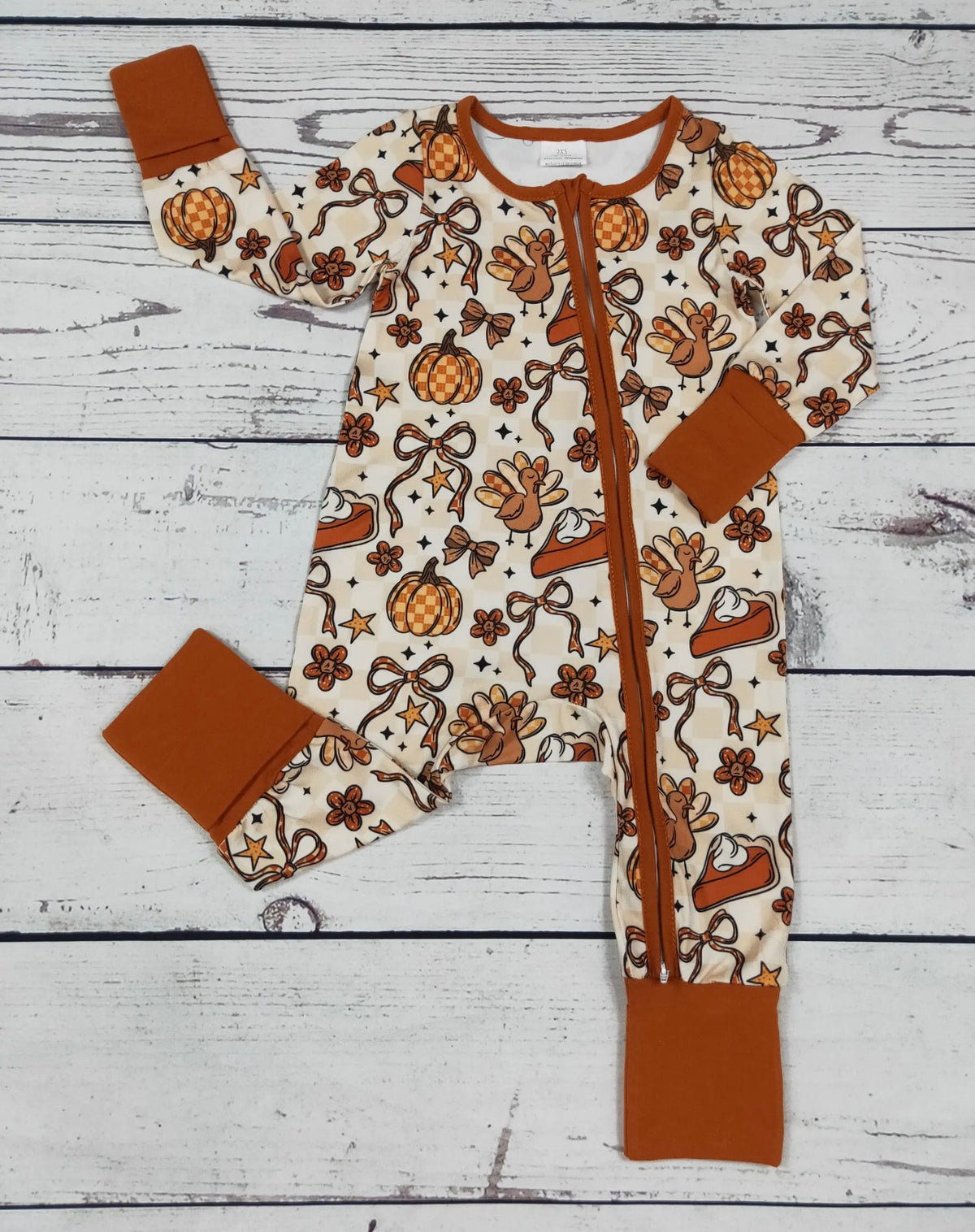 bow-printed-thanksgiving-zipper-sleeper