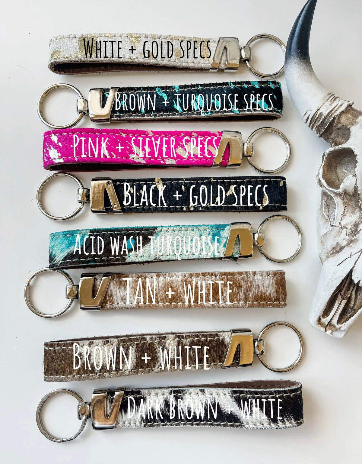 western-hair-on-cowhide-keychain