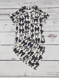 black-bow-printed-girls-pajama-set