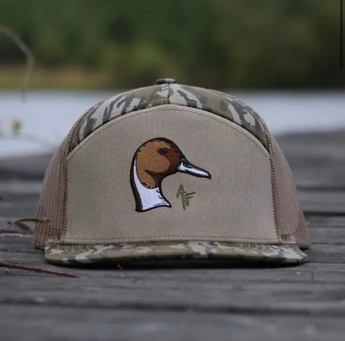 7-panel-tree-stand-pintail-duck-head-american-fletcher-hat
