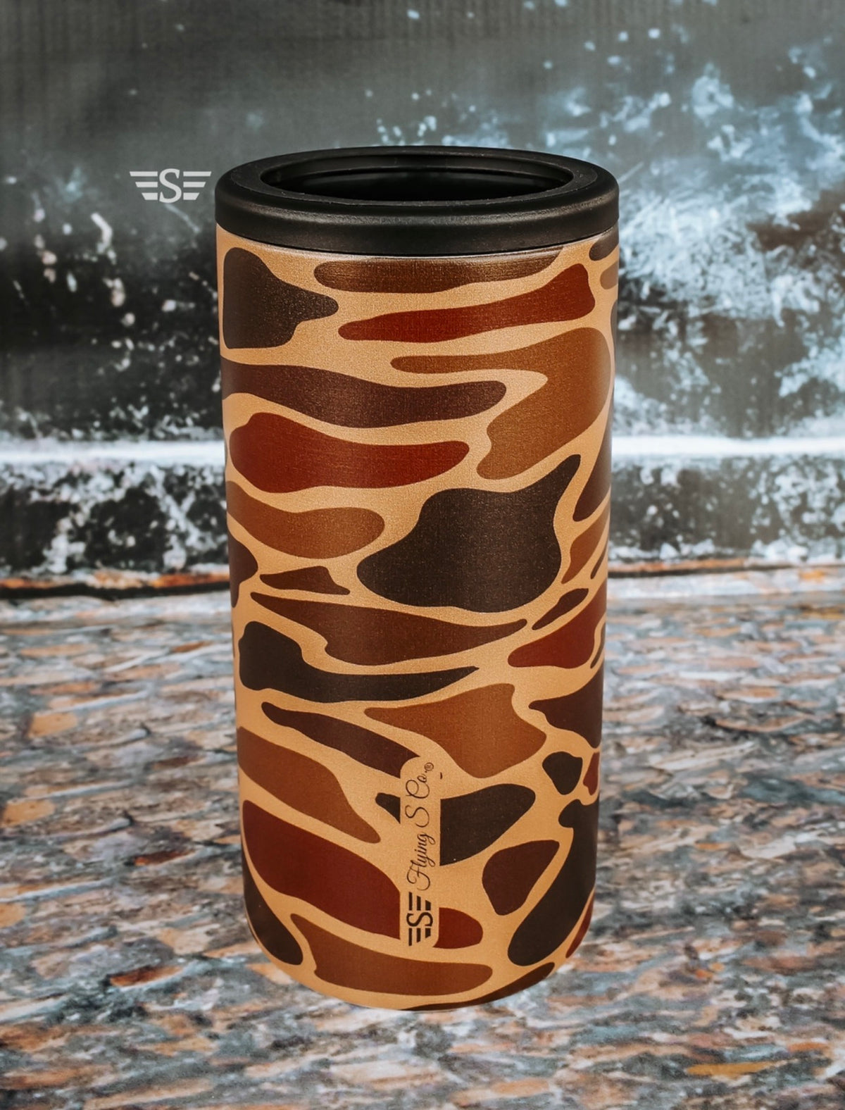 old-style-duck-camo-tall-can-cooler