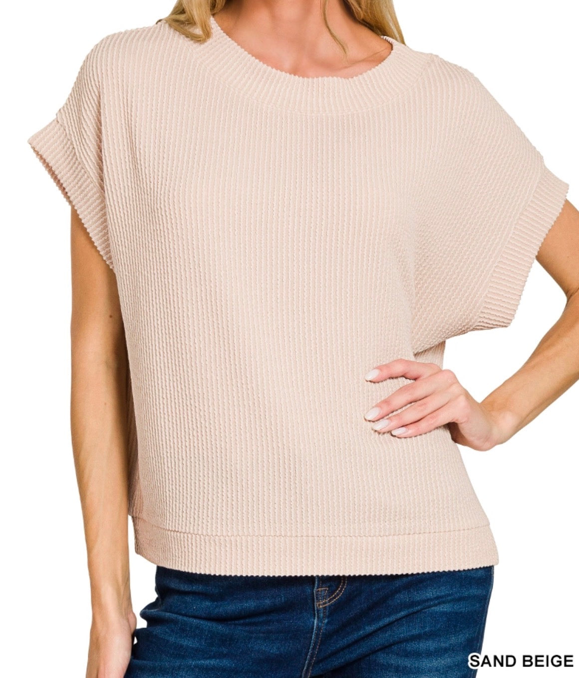 zenana-raised-rib-top-sand-beige