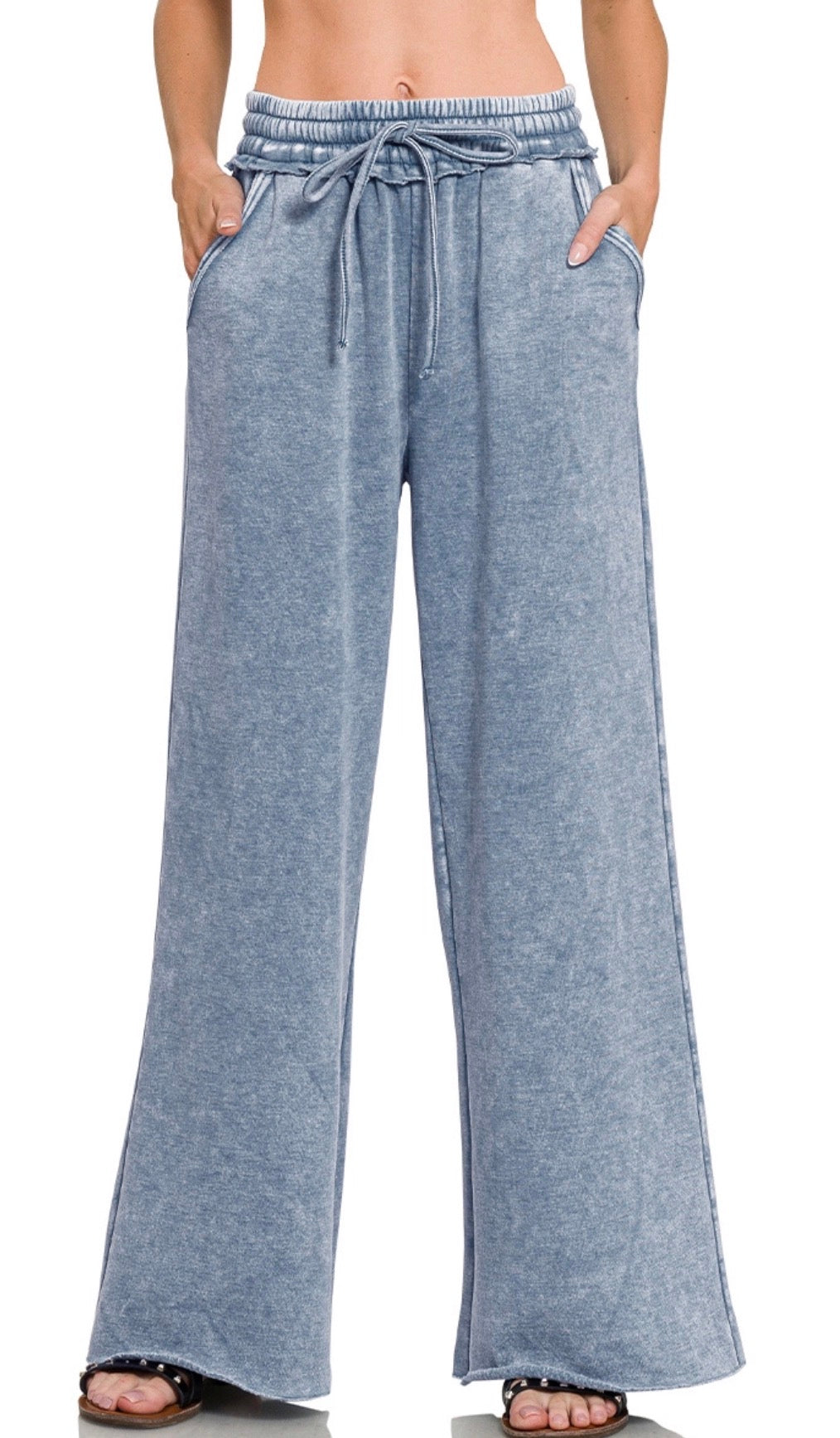 zenana-fleece-sweatpants-with-pockets-dusty-blue