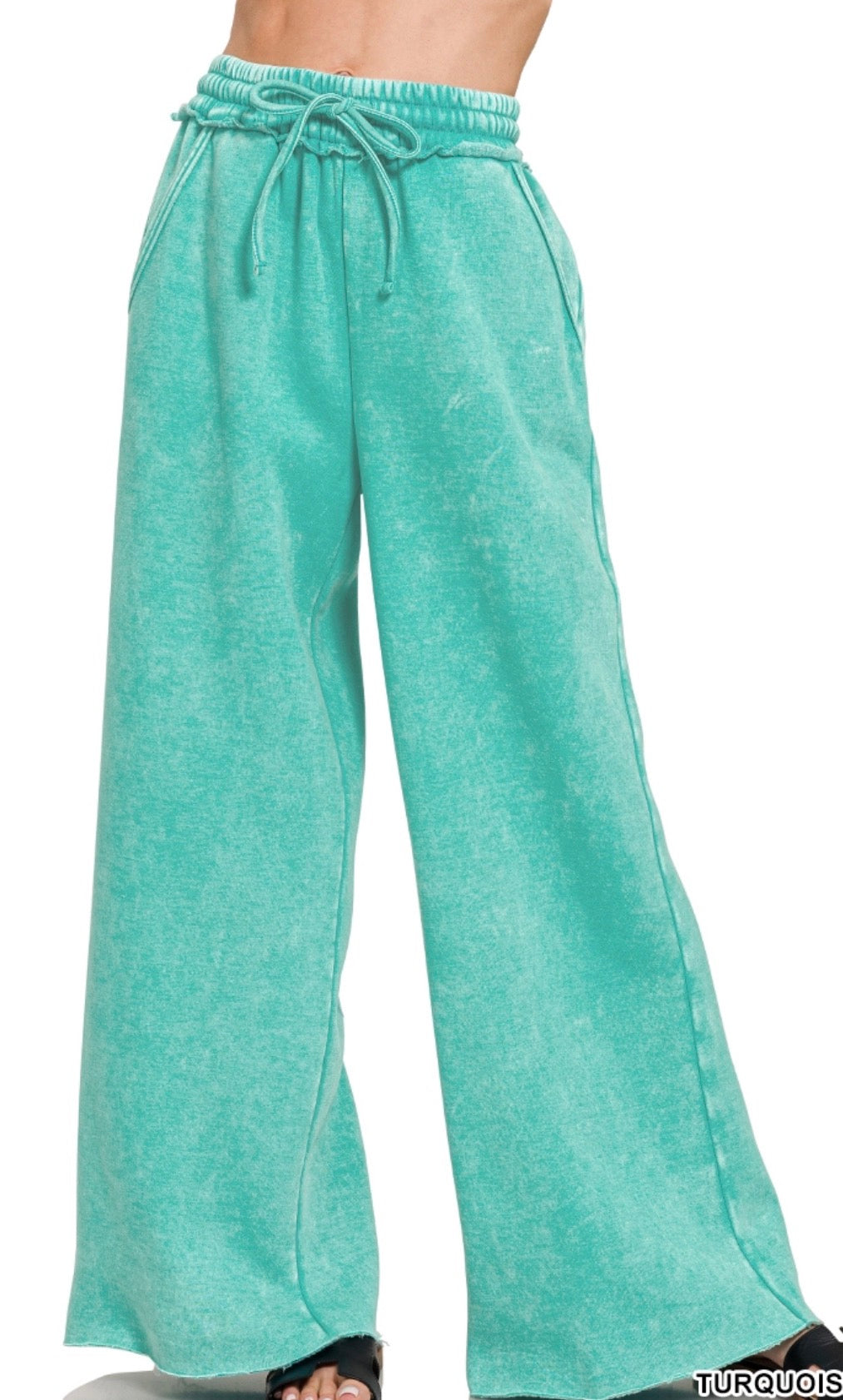 zenana-fleece-sweatpants-with-pockets-turquoise
