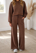 brown-polka-dot-drawstring-set