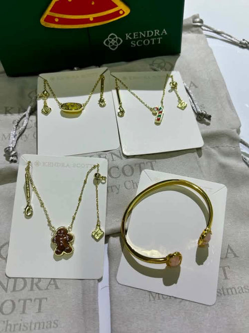 9 piece Kendra Scott Christmas Necklace Set