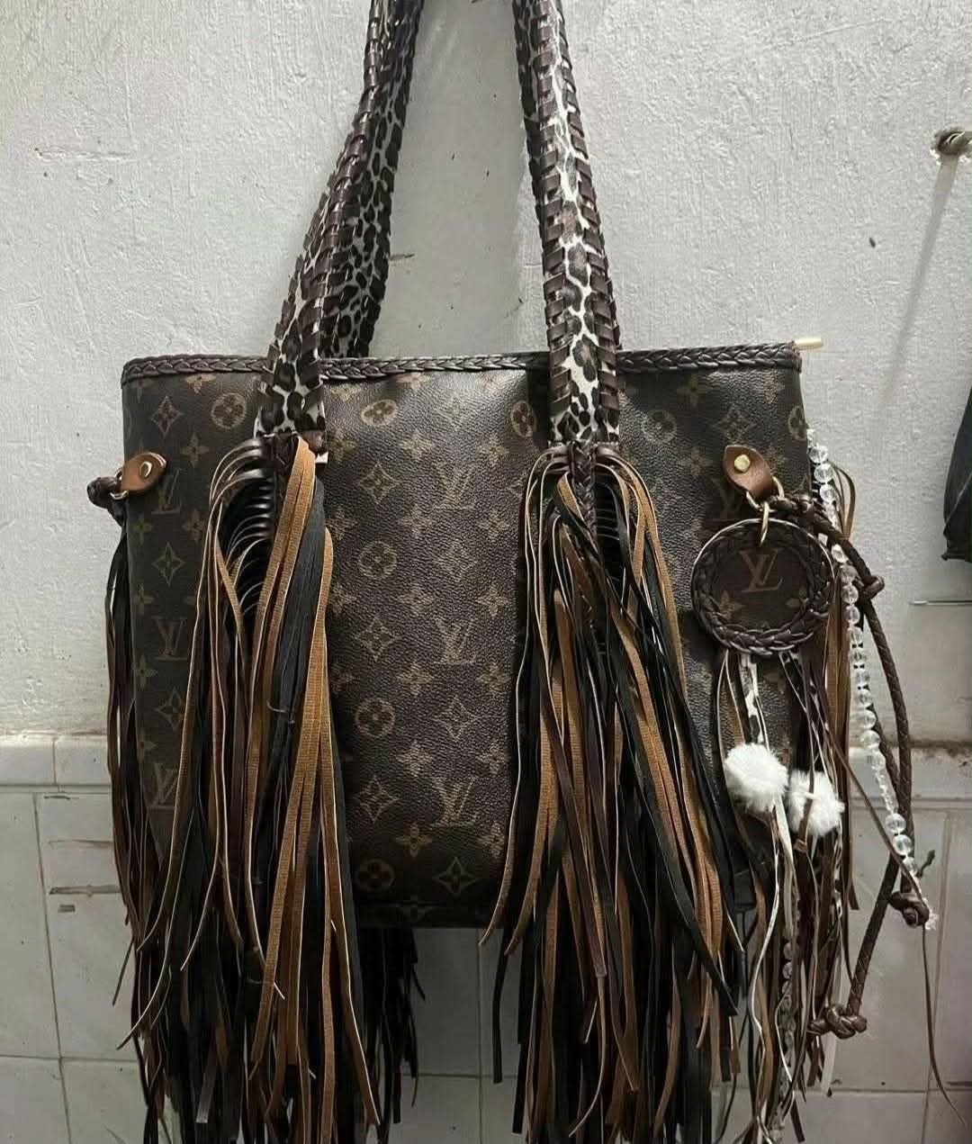LV Fringe Purse